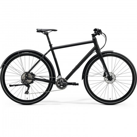 Bicicleta de oras barbati Merida Crossway Urban Xt-Edition Negru/Argintiu 2020