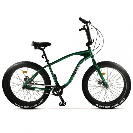 Bicicleta Fatbike Pegas Cutezator Evolution 3 viteze Verde Smarald