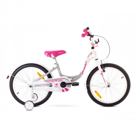 Bicicleta pentru copii Romet DIANA 20 Alb-Roz 2018