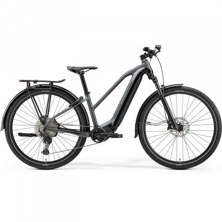 Bicicleta Electrica MTB Merida eBig Tour 675 EQ Gri/Negru 2023