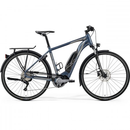 Bicicleta electrica pentru barbati Merida eSPRESSO 200 EQ Albastru Otel(Argintiu) 2019