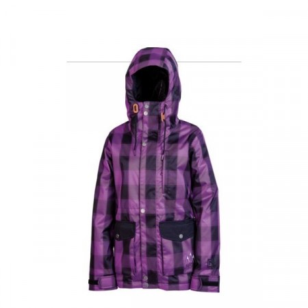 Jacheta snowboard Nitro UNKNOWN purple plaid-black