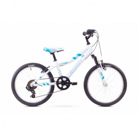 Bicicleta pentru copii Romet JOLENE KID 20 Alb-Albastru 2017