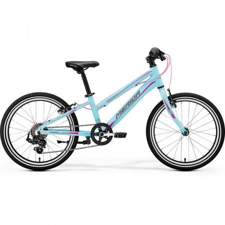 Bicicleta pentru copii Merida Matts J.20 race Albastru/Roz/Gri 2017