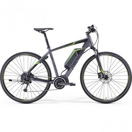 Bicicleta electrica Merida E-spresso 600 Antracit/Verde 2016