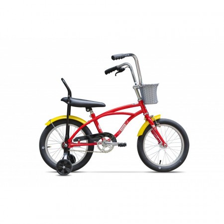 Bicicleta pentru copii Pegas Mezin B - 1 viteza Rosu Bomboana