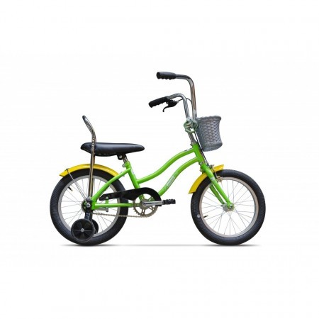 Bicicleta pentru copii Mezin F (16) - 1 viteza Verde Oac Oac