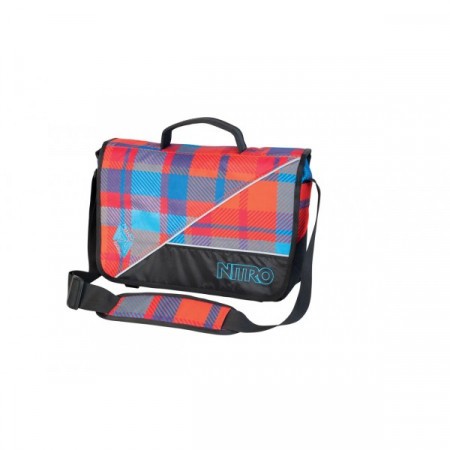 Rucsac Nitro Evidence Bag plaid red-blue