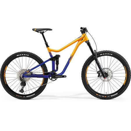 Bicicleta Full Suspension Merida One Sixty 400 Portocaliu/Albastru 2021