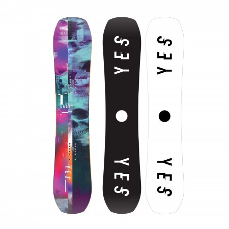 Placa snowboard True Twin Barbati pentru All Mountain YES Ghost 2020