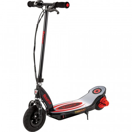 Trotineta electrica pentru copii 8+ ani Razor Power Core E100 cu platforma din aluminiu Negru/Rosu - thumb