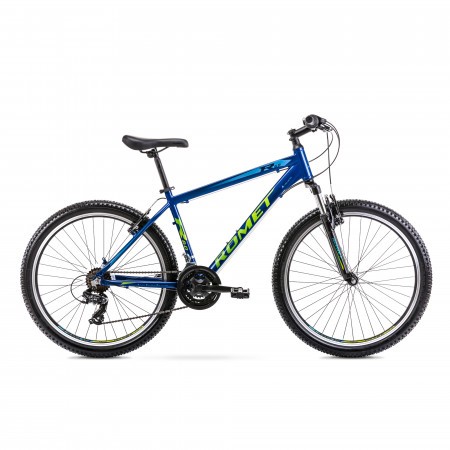 Bicicleta de munte pentru barbati Romet Rambler R6.0 Albastru/Lime 2023
