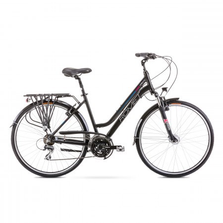 Bicicleta de trekking/oras pentru femei Gazela 3 Negru/Albastru 2020