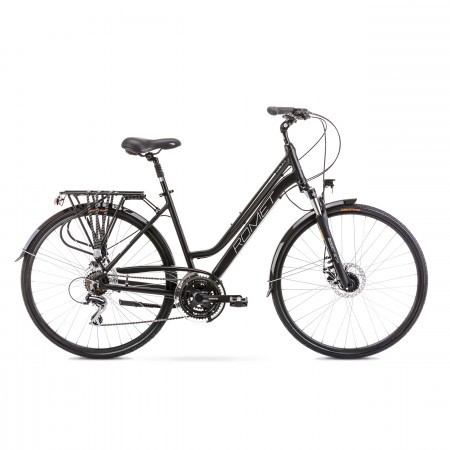 Bicicleta de trekking/oras pentru femei Gazela 4 Negru/Argintiu 2020