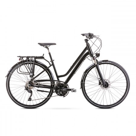 Bicicleta de trekking/oras pentru femei Gazela 9 Negru 2020