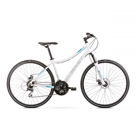 Bicicleta de trekking pentru femei Orkan 1 D Alb/Albastru 2020