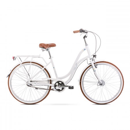 Bicicleta de oras pentru femei Pop Art 26 Alb 2020