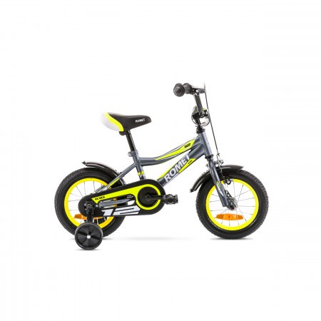 Bicicleta pentru copii Tom 12 Grafit/Galben 2020
