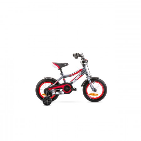 Bicicleta pentru copii Tom 12 Grafit/Rosu 2020