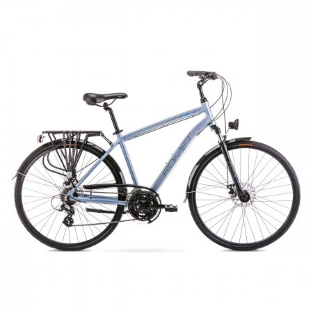 Bicicleta de trekking/oras pentru barbati Wagant 2 Argintiu/Albastru 2020