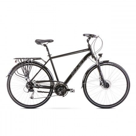 Bicicleta de trekking/oras pentru barbati Wagant 6 Negru/Argintiu 2020