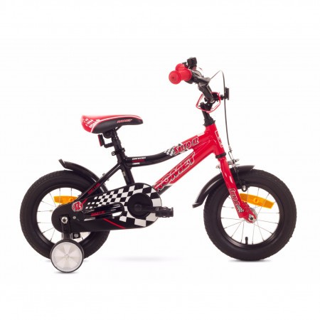 Bicicleta pentru copii Romet SALTO 12 Negru-Rosu 2018
