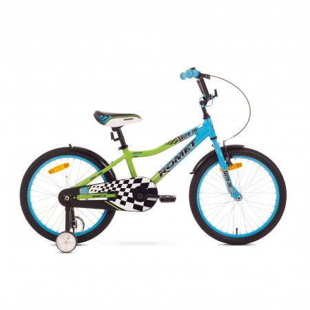 Bicicleta pentru copii Romet SALTO 20 Albastru-Verde 2018