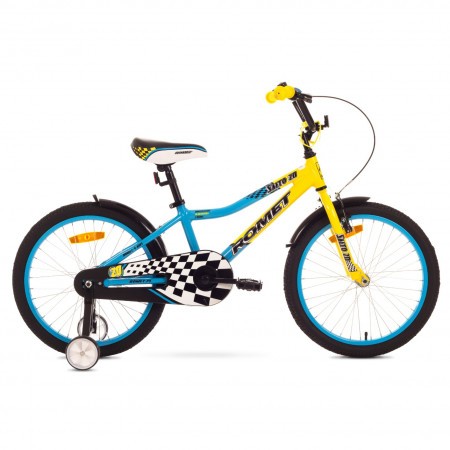 Bicicleta pentru copii Romet SALTO 20 Galben-Albastru 2018