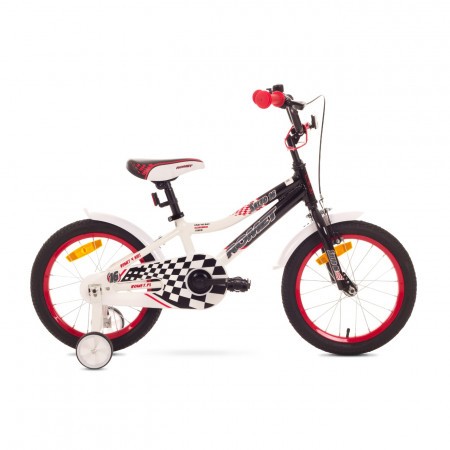 Bicicleta pentru copii Romet SALTO G 16 Alb-Negru 2018