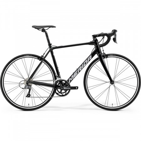 Bicicleta cursiera pentru Unisex Merida Scultura Rim 100 Negru Metalizat/Argintiu 2021