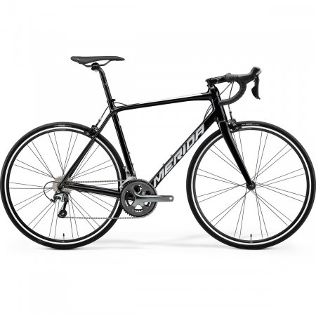 Bicicleta cursiera pentru Unisex Merida Scultura Rim 300 Negru Metalizat/Argintiu 2021