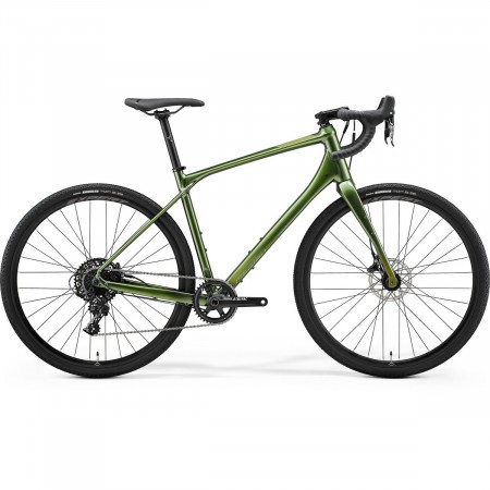 Bicicleta gravel pentru Unisex Merida Silex 600 Verde Inchis Lucios/Verde Mat 2021