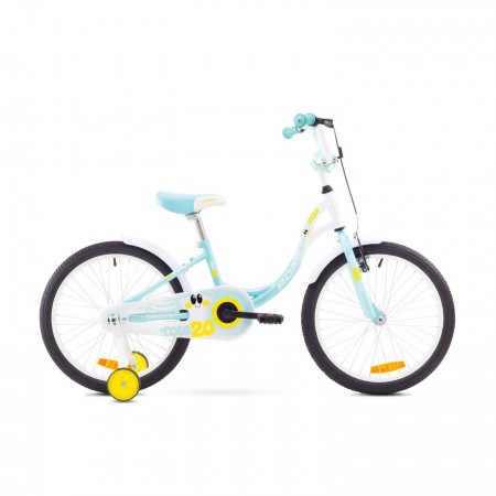 Bicicleta pentru copii Romet TOLA 20 Alb-Albastru 2018