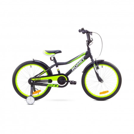 Bicicleta pentru copii Romet TOM 20 Negru-Verde 2018