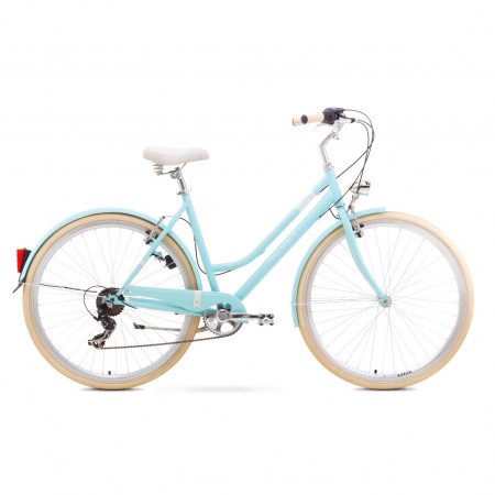 Bicicleta de oras pentru femei Romet VINTAGE D Bleu 2018