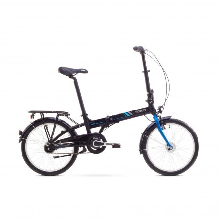 Bicicleta pliabila Romet WIGRY 8 Negru-Albastru 2017