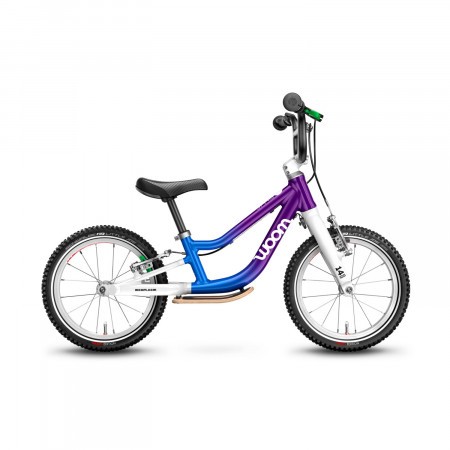 Bicicleta fara pedale pentru copii Woom 1 Plus Cosmic Blurple