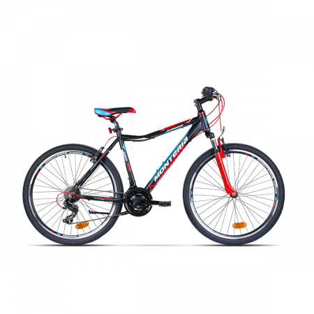 Bicicleta pentru copii Romet Monteria JUNIOR 26 Negru//Rosu/Albastru