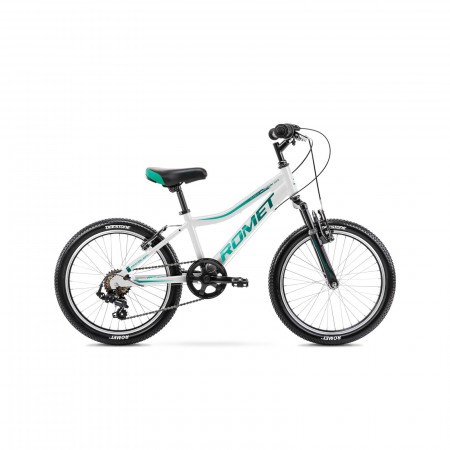 Bicicleta pentru copii Romet Rambler 20 Kid 2 S/10 Alb/Albastru 2021
