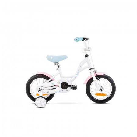 Bicicleta pentru copii Romet Tola 12 S/7 Alb/Turcoaz 2021