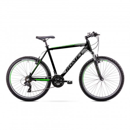 Bicicleta de munte pentru barbati Romet Rambler R6.1 Negru/Verde 2019