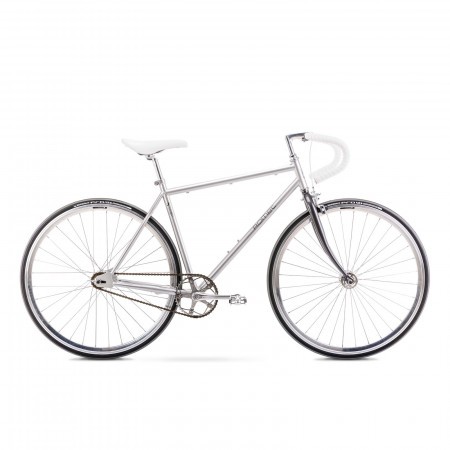 Bicicleta de oras unisex Romet Fixed Gear Argintiu/Antracit 2021