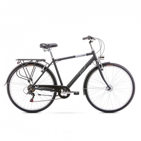 Bicicleta de oras pentru barbati Romet Grom 6S L/20 Negru 2021