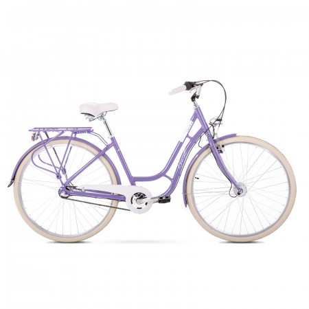 Bicicleta de oras pentru femei Romet Luiza 3S M/18 Violet 2021