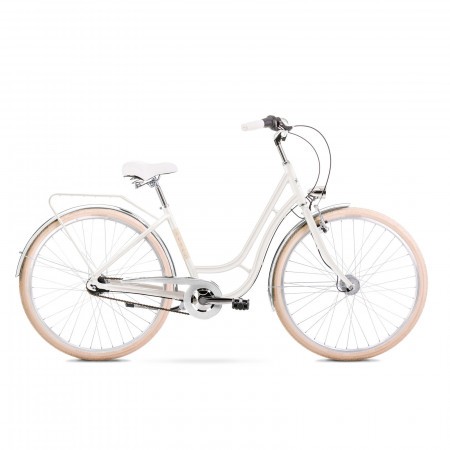 Bicicleta de oras pentru femei Romet Luiza Lux M/18 Alb 2021