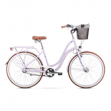 Bicicleta de oras pentru femei Romet Pop Art 26 Violet 2021