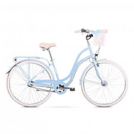Bicicleta de oras pentru femei Romet Pop Art 28 Classic Albastru 2021