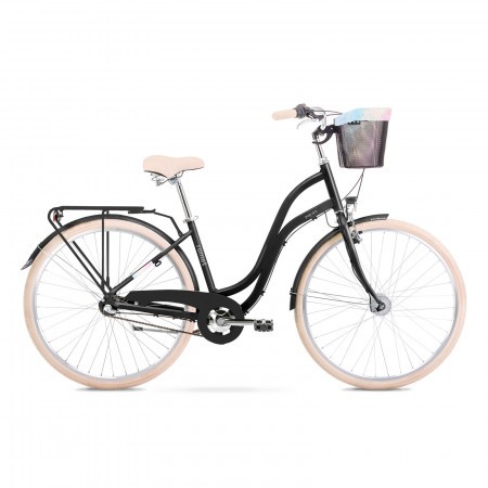 Bicicleta de oras pentru femei Romet Pop Art 28 Classic Negru 2021