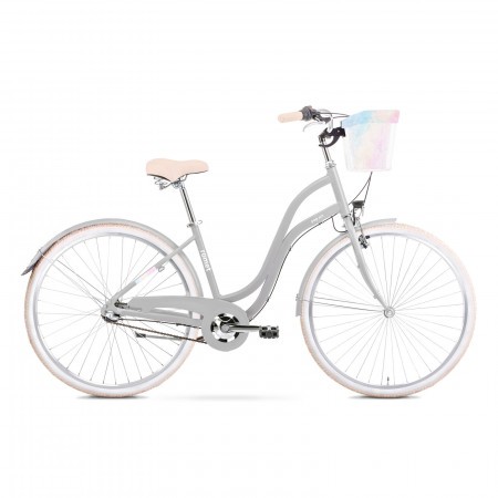 Bicicleta de oras pentru femei Romet Pop Art 28 Eco Gri 2021