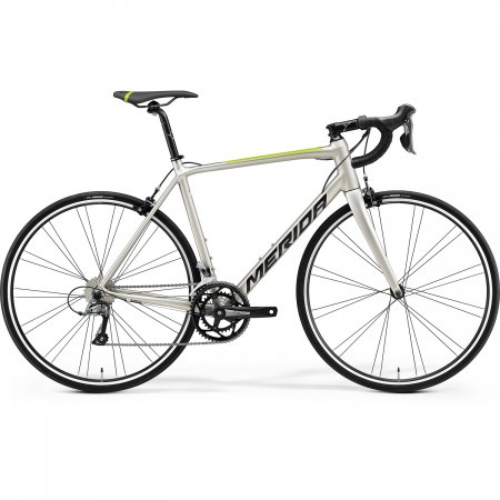 Bicicleta de Sosea Unisex Merida Scultura Rim 100 Titan/Negru/Verde 22/23